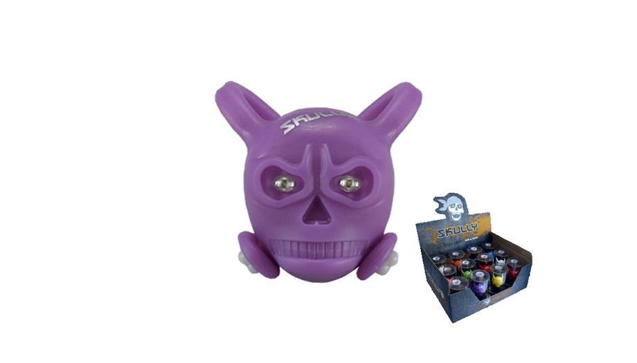 Sinalizador Skully Modelo SL-324 Resina Roxo Led Branco